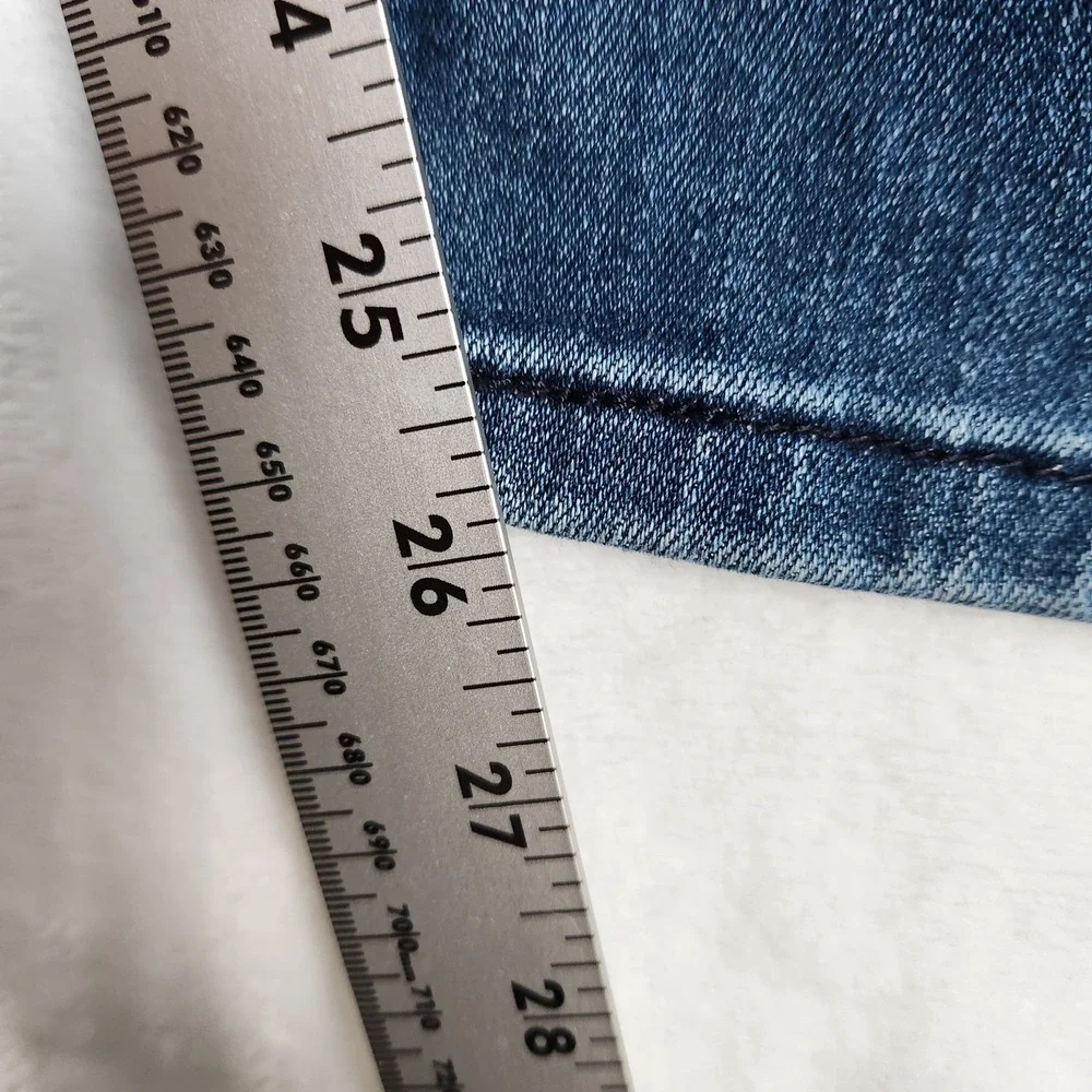 Levi's 502 Jeans Men's 46x30 Medium Wash Relaxed Taper Big Tall Distressed‎